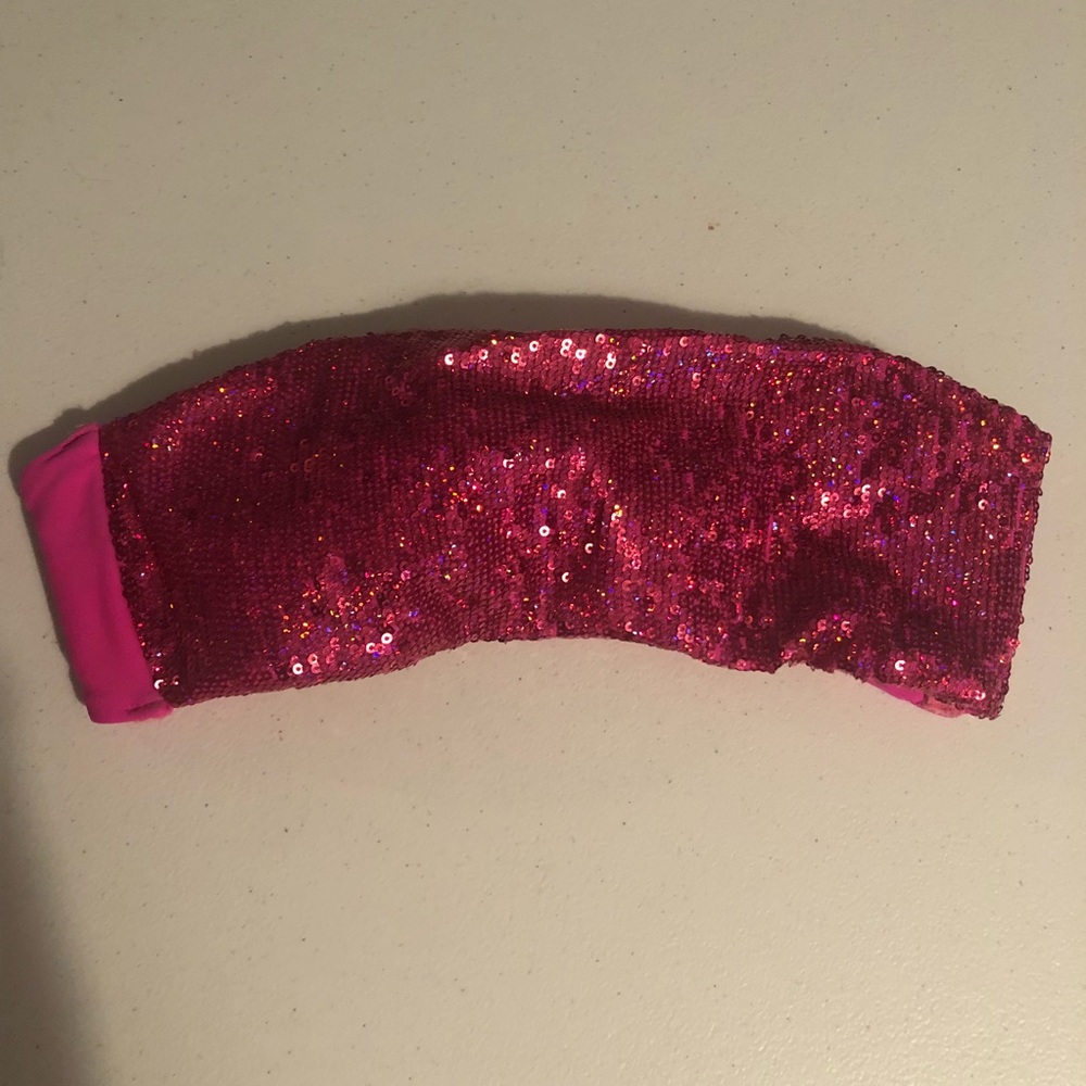 Victoria’s Secret pink sequins bathing suit top